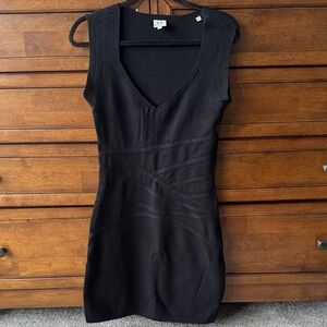 Halston Heritage Black Mini Dress